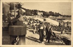 CPA Juan Les Pins La Plage