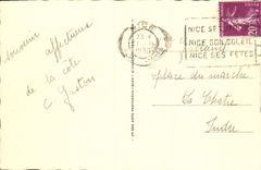 CPA Juan Les Pins La Pinede Et La Plage