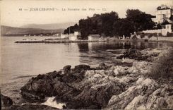 CPA Juan Les Pins La Fontaine Des Pins