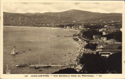 CPA Juan Les Pins Vue Generale Prise Du Provencal