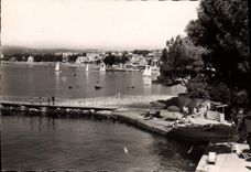 CPA Juan Les Pins La Plage Belles Rives