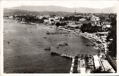 CPA Juan Les Pins Vue Generale Et Plage Du Provencal