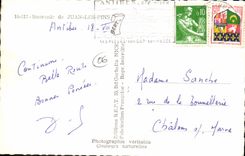 CPA Juan Les Pins souvenir