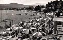 CPA Juan Les Pins La Plage