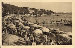 CPA Juan Les Pins La Plage
