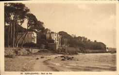 CPA Juan Les Pins Bord De Mer