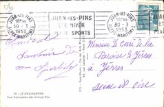 CPA Juan Les Pins Les Terrasses Du Grand Pin