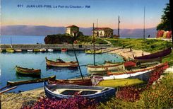 CPA Juan Les Pins Le Port Du Crouton