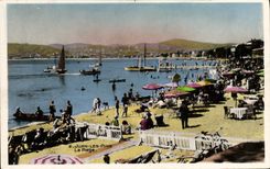 CPA Juan Les Pins La Plage