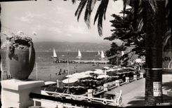 CPA Juan Les Pins La Plage