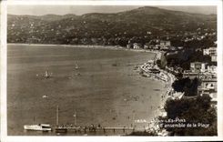 CPA Juan Les Pins Vue D'Ensemble De La Plage