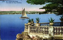 CPA Juan Les Pins Vue Prise Du Cap D'Antibes