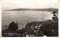 CPA Juan Les Pins La Pinede Et Le Golfe Juan