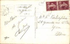 CPA Juan Les Pins La Pinede Et Le Golfe Juan