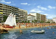 CPSM Juan Les Pins Une Partie Des Plages école de voile
