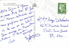 CPSM Juan Les Pins Une Partie Des Plages école de voile