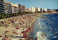 CPSM Juan Les Pins Vue D'Ensemble De La Plage