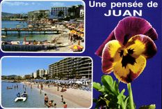 CPSM Juan Les Pins Une Pensee