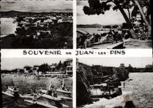 CPSM Juan Les Pins souvenir