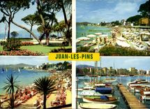 CPSM Juan Les Pins La Plage Le Port
