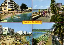 CPSM Juan Les Pins souvenir