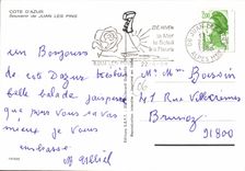 CPSM Juan Les Pins souvenir