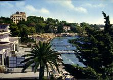CPSM Juan Les Pins Un coin de La Plage