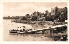 CPA Dinard Embarcadere Des Vedettes Vertes
