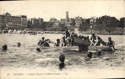 CPA Dinard L'Hotel Royal Et I'Hotel Crystal