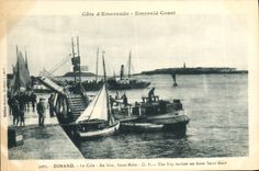 CPA Dinard La Cale Au Loin Saint Malo
