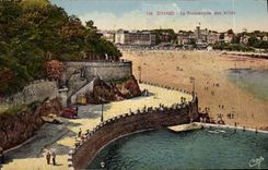 CPA Dinard La Promenade Des Allies
