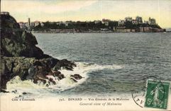 CPA Dinard Vue Generale De La Malouine