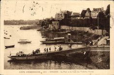 CPA Dinard Le Port Et La Cale Des Vedettes Vertes