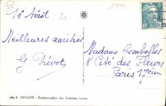 CPA Dinard Embarcadere Des Vedettes Vertes