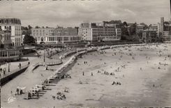 CPA Dinard La Plage Vers Le Crystal