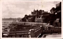CPA Dinard Promenade Du Clair De Lune