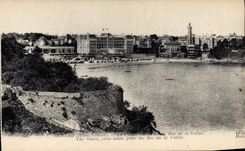 CPA Dinard palge vue du Bec De La Vallee