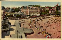 CPA Dinard Le Petit Casino Les Hotels Et La Digue