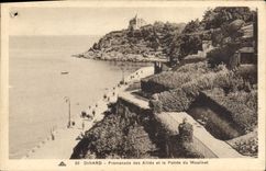 CPA Dinard Promenade Des Allies Et la Pointe Du Moulinet
