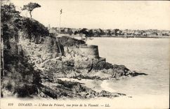 CPA Dinard L'Anse Du Prieure Vue Prise De La Vicomté