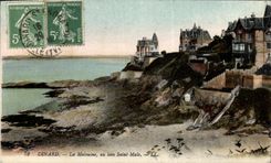 CPA Dinard La Malouine Au Loin Saint Malo