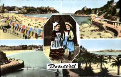 CPA Dinard La Plage Vers la Malouine