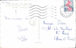 CPA Dinard La Plage Vers la Malouine