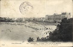 CPA Dinard La Plage Vue Prise De La Malouine