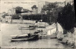 CPA Dinard Debarcadere Des Vedettes