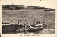 CPA Dinard Vue Vers St Malo