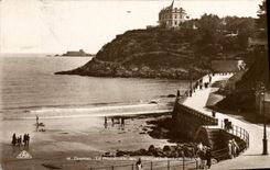 CPA Dinard La Promenade Des Alliés Et La Pointe Du Moulinet