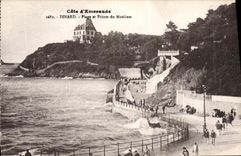 CPA Dinard Plage Et Pointe Du Moulinet