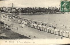 CPA Dinard La Plage Et La Malouine