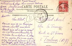 CPA Dinard La Plage Et I'Ancien Casino
